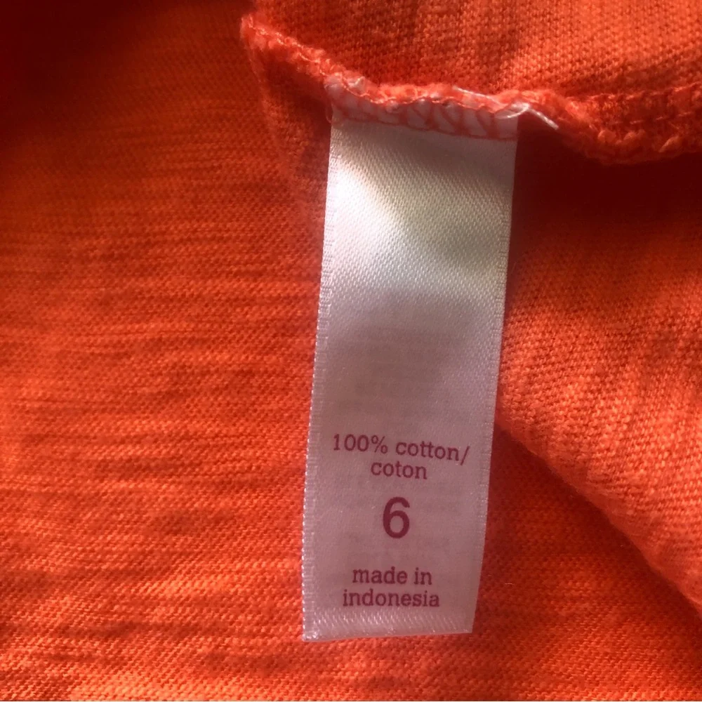 Justice girls orange